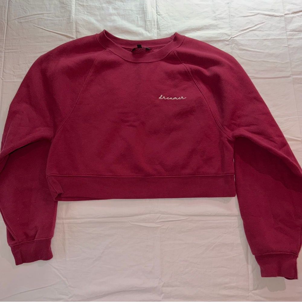 NOBO Women's Raspberry Crewneck Sweatshirt
